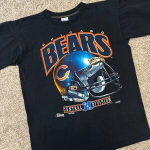 Chicago Bears Black Graphic Tee - NFL Team Shirt